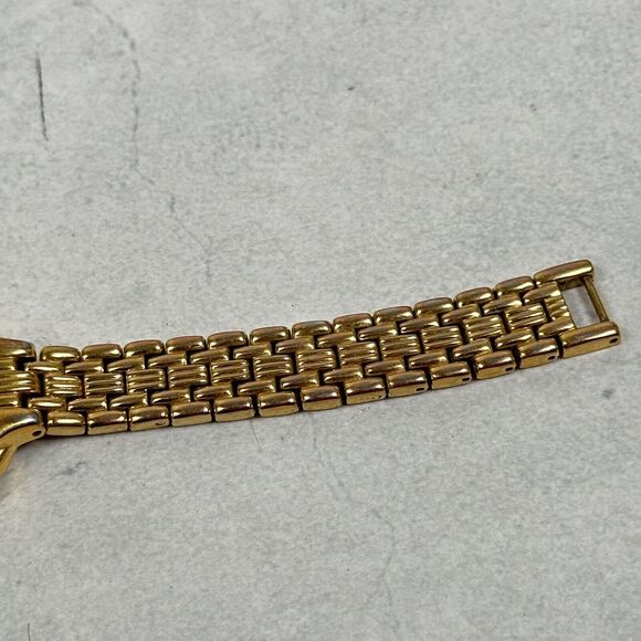 VTG Timex Watch Womens 30mm Round White Dial Gold Tone Indiglo New Battery - Picture 7 of 15